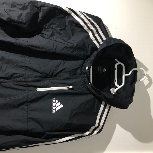 Adidas Mens Regular Large Light Hooded Jacket - Picture 2 of 9